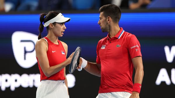 Olga Danilovic and Novak Djokovic